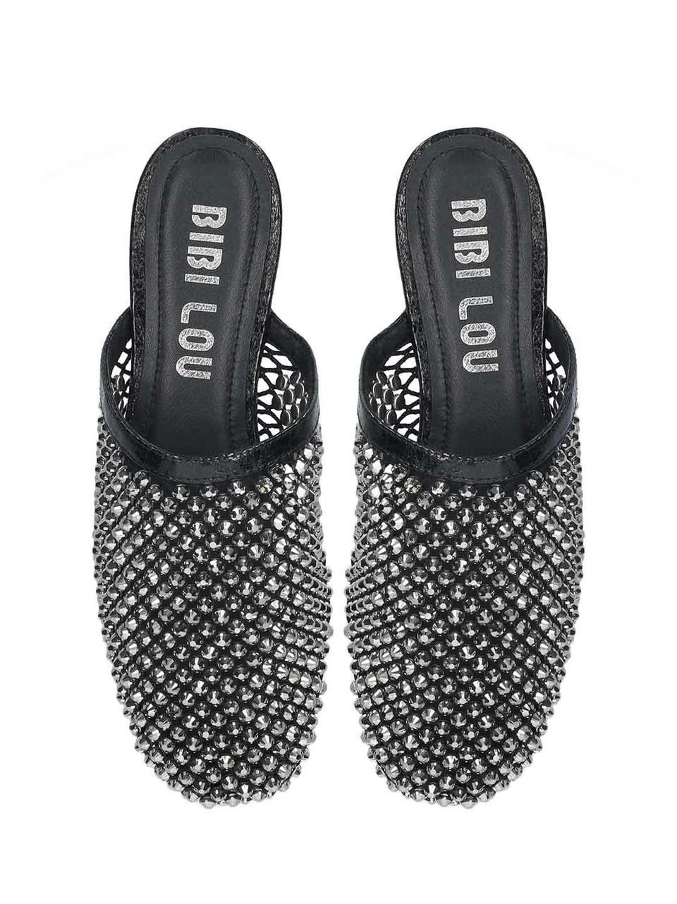 sabot swarosky tacco h 10mm 953 NERO BIBI LOU