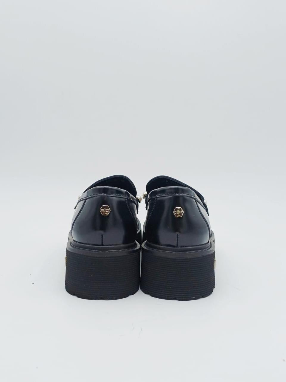 mocassino con frangia CLW4579 NERO CULT