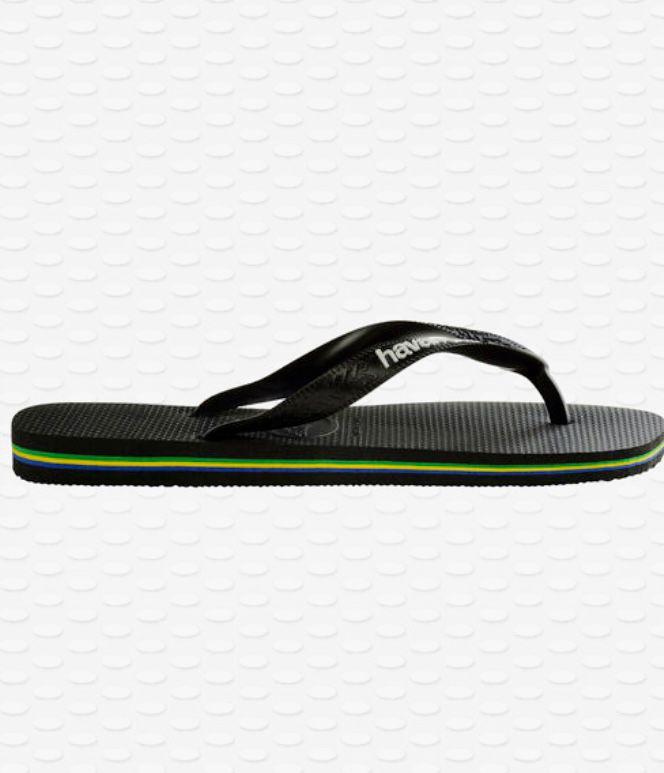 infradito brasil logo BRASIL LOGO 4110850 1069BLACK\BLACK havaianas