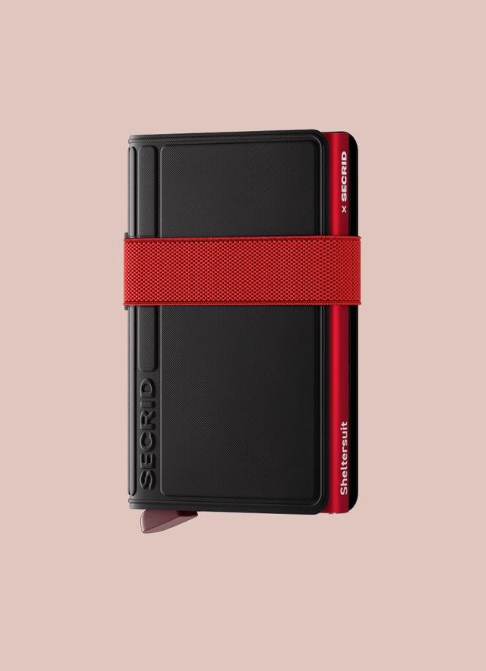 secrid band wallet sheltersuit BTP-SHELTERSUIT BLACK\RED SECRID