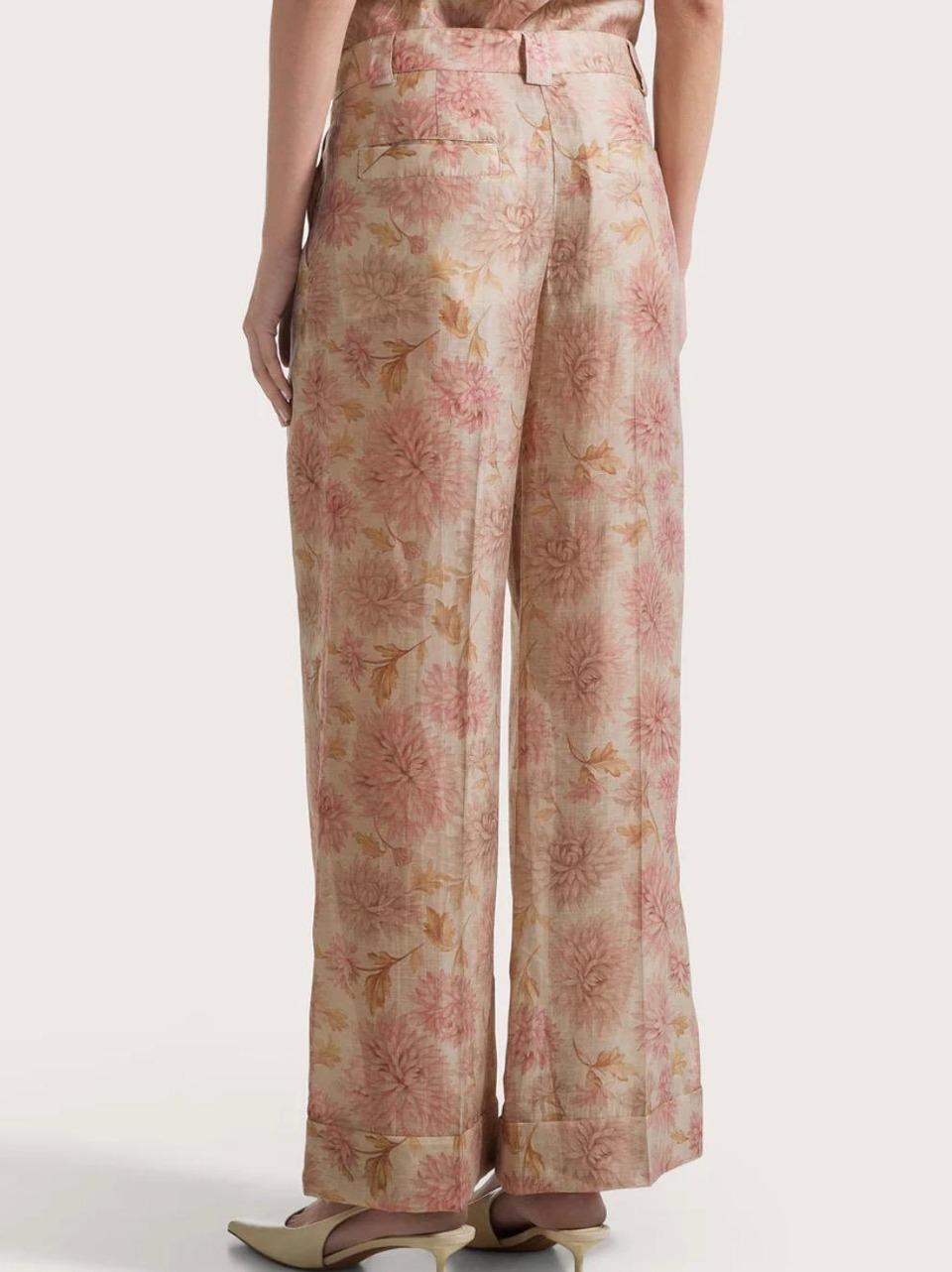 pantalone floreale PT1412 2572 572 SEVENTY