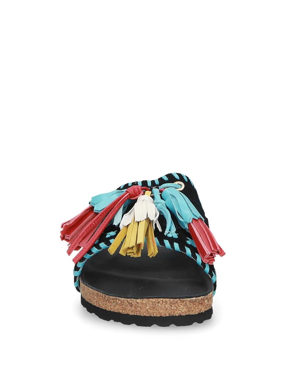 sabot etnico con nappine C14 BLAC ELENA IACHI