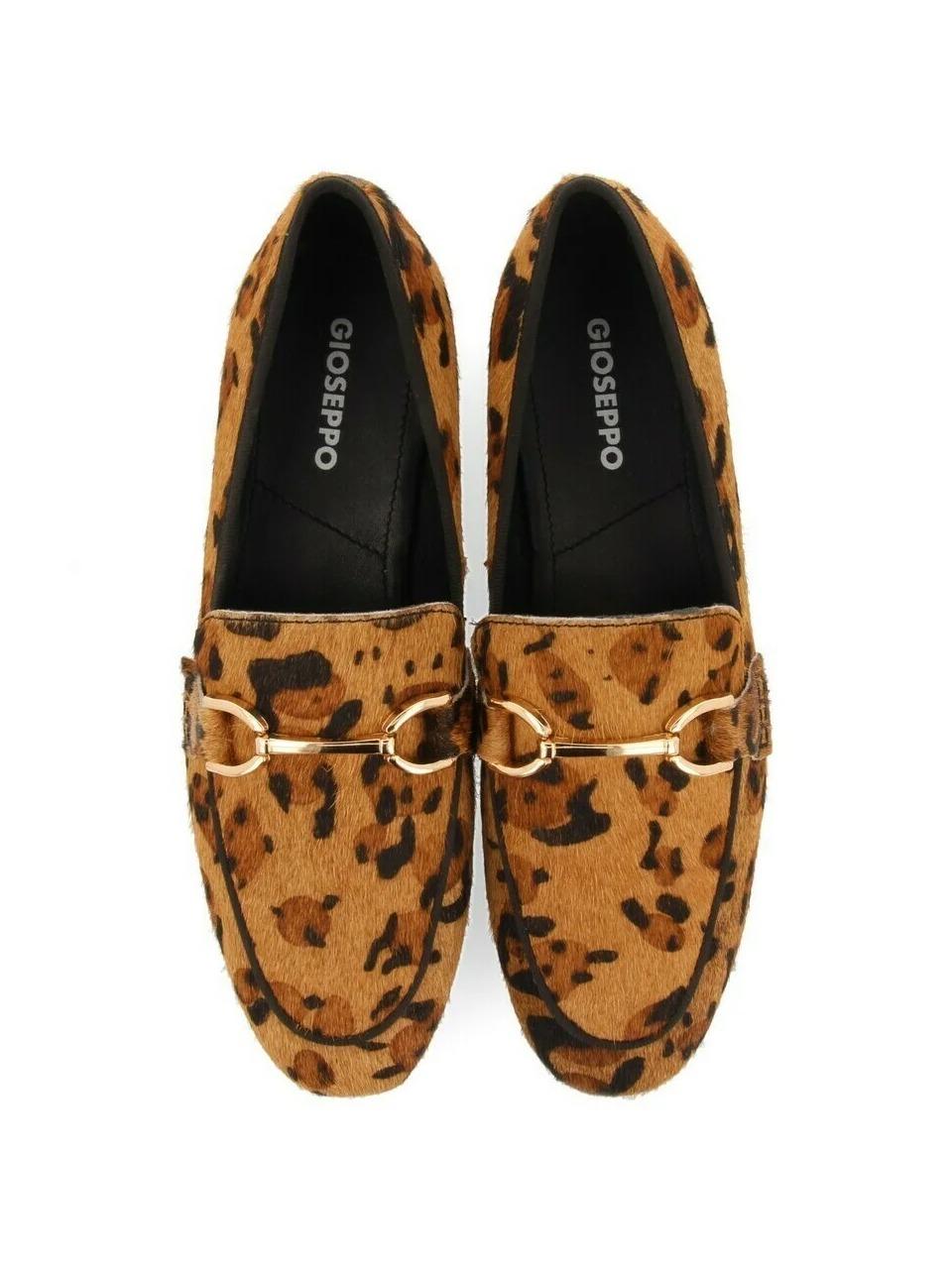 mocassino con accessorio DUPREE LEOPARD GIOSEPPO