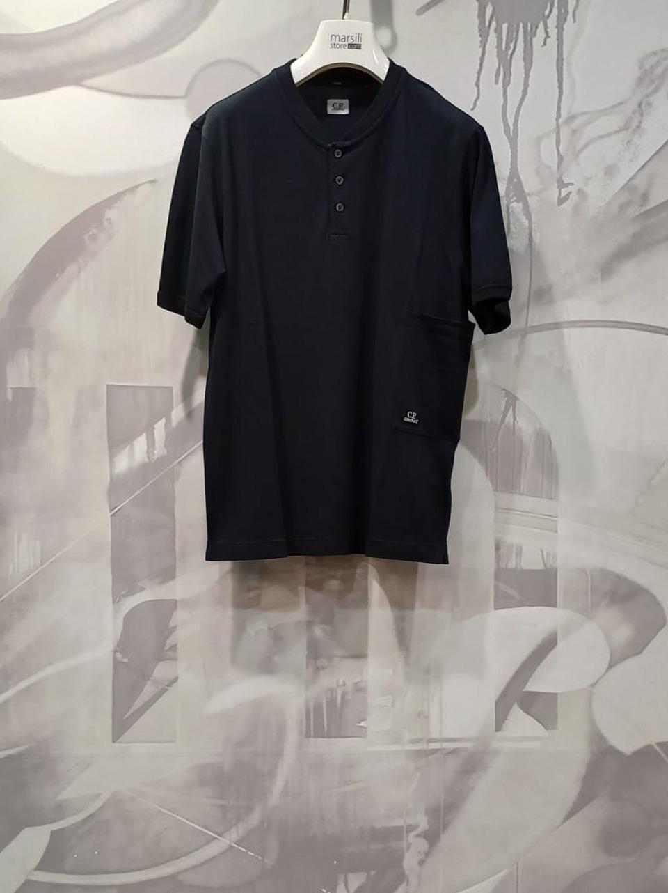 t-shirt con bottoni 16CMTS246A006263G N C.P COMPANY