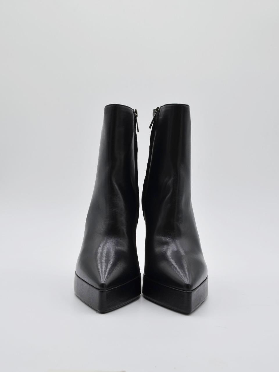 stivaletto forma sfilata con plato' 4204 NERO MATTEO PITTI