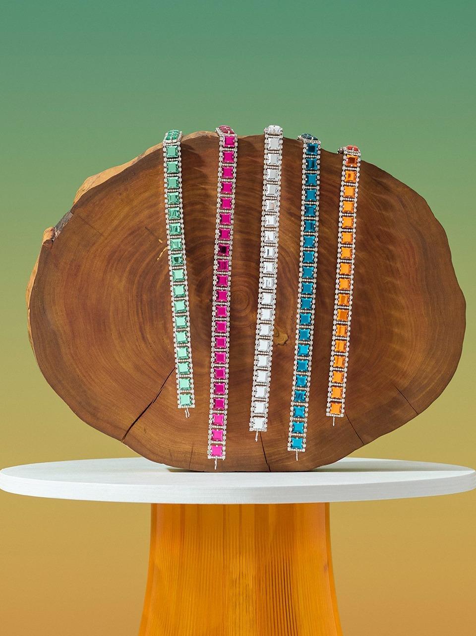 cintura crystal D10267 MENTA ORCIANI