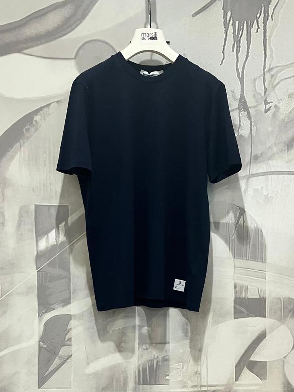 t shirt logo quadrato BOLD LOGO QUADRATO BLU DEPARTMENT FIVE