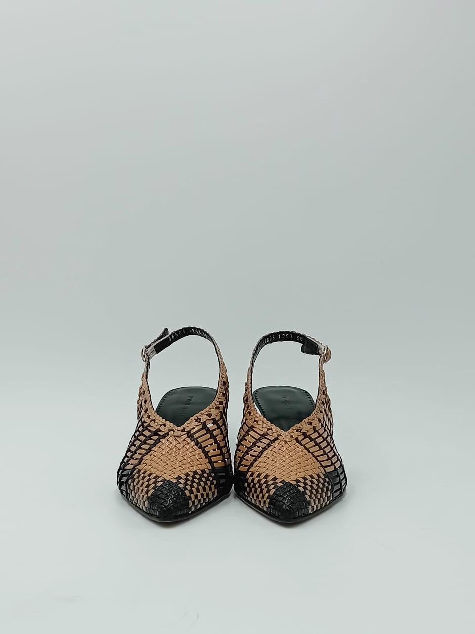 chanel intrecciato bicolor 11953 NERO TAUPE PONS QUINTANA