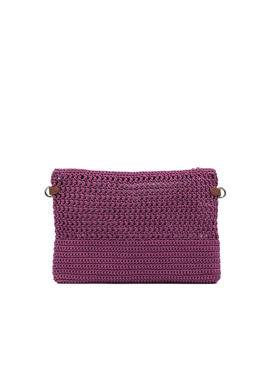 pochette tessuto uncinetto BS11580 PEONIA GIANNI CHIARINI