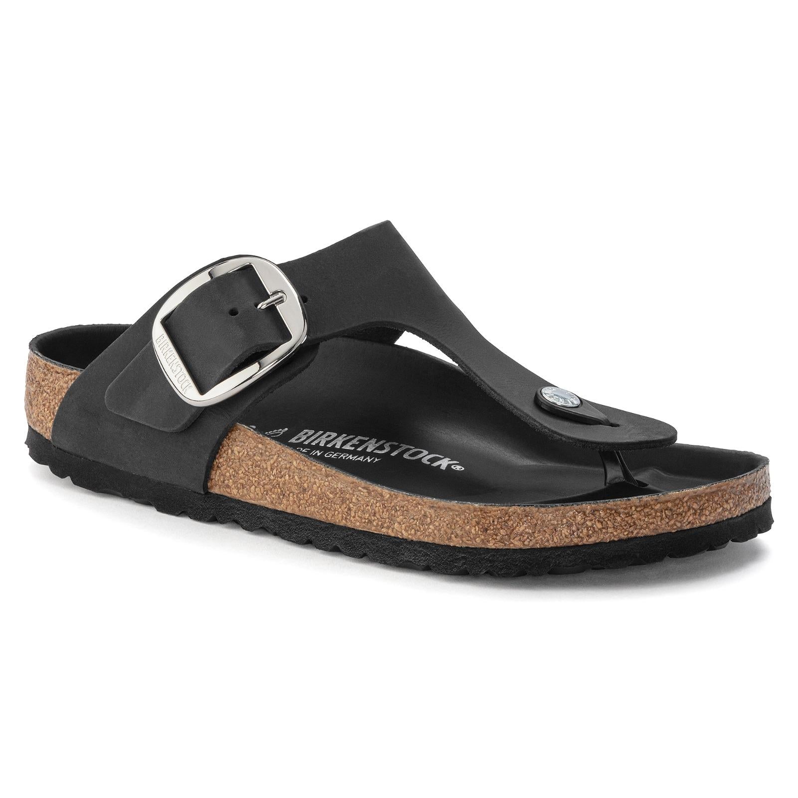 sandalo gizeh big buckle GIZEH1018753 BLACK BIRKENSTOCK