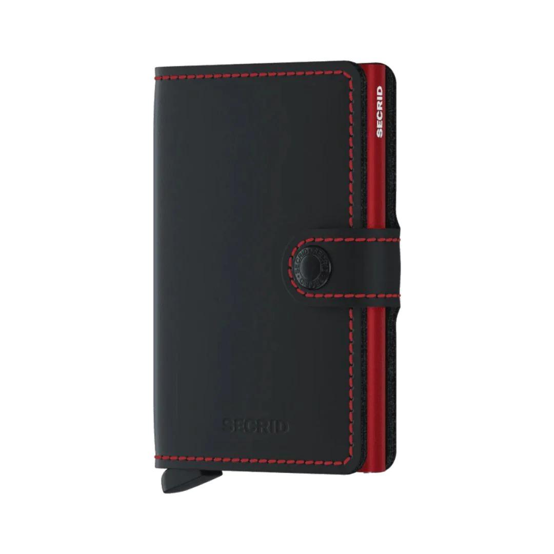 secrid mini matte black & ed MM-BLACK & RED NERO SECRID