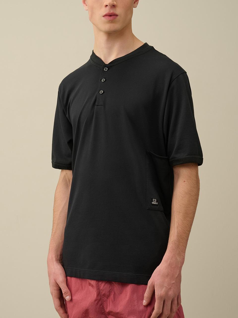 t-shirt con bottoni 16CMTS246A006263G N C.P COMPANY