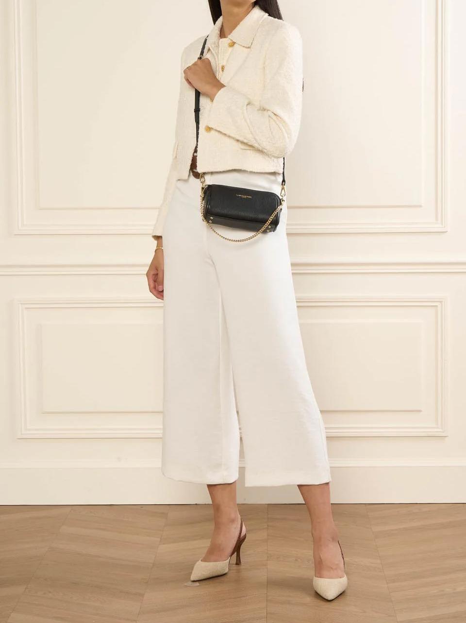 borsa spalla piccola zippata 547100 NERO LANCASTER