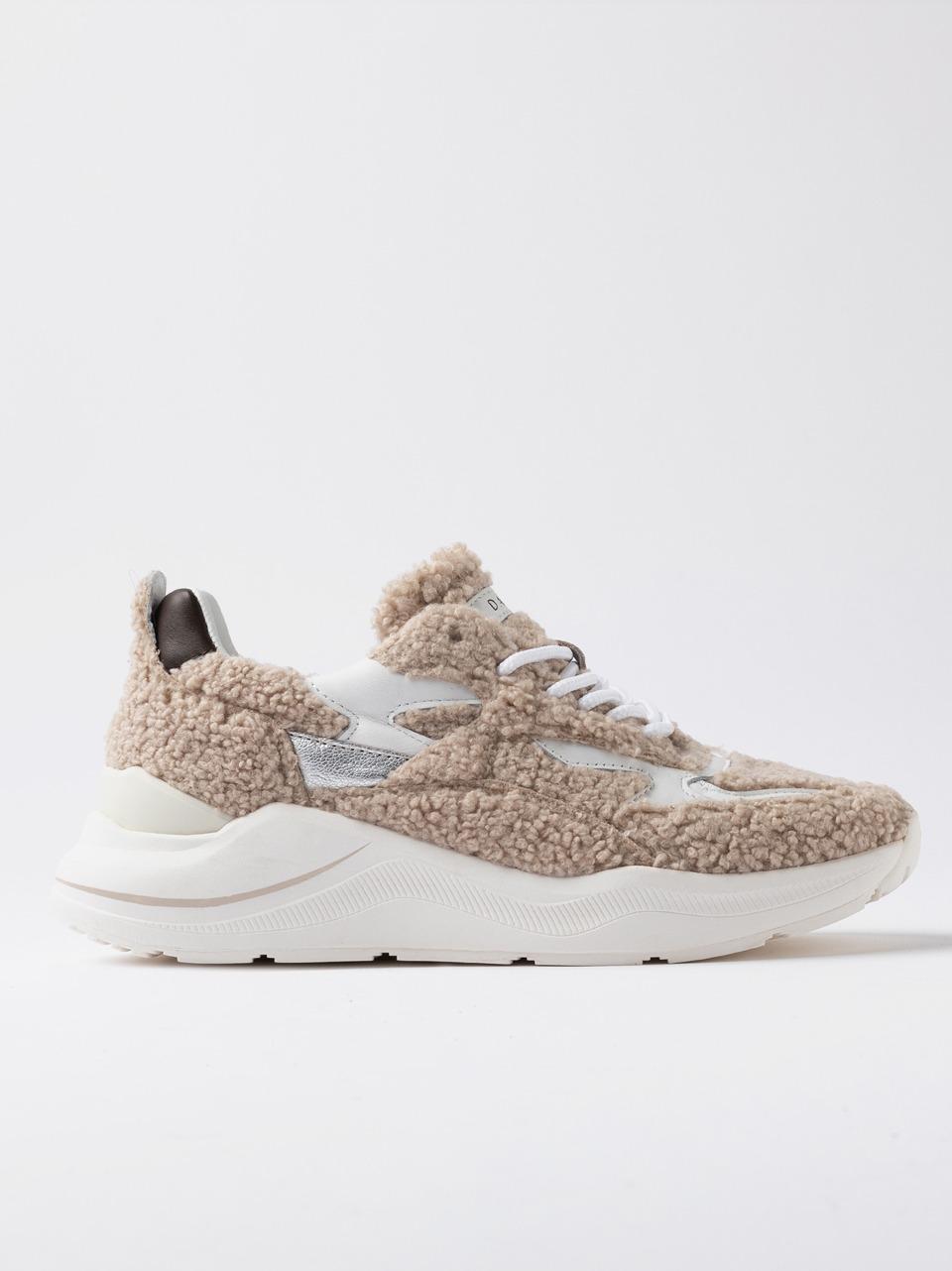 sneakers fuga W431-FG-TD-BI BEIGE D.A.T.E