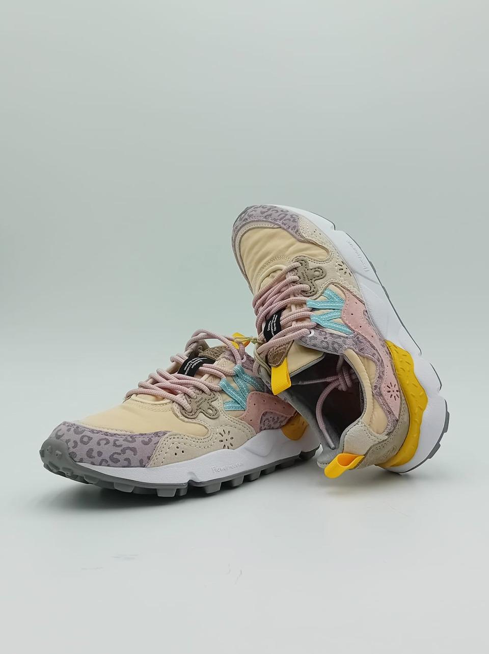 sneakers yamano3 YAMANO31M33 LILLA SALMONE FLOWER MOUNTAIN