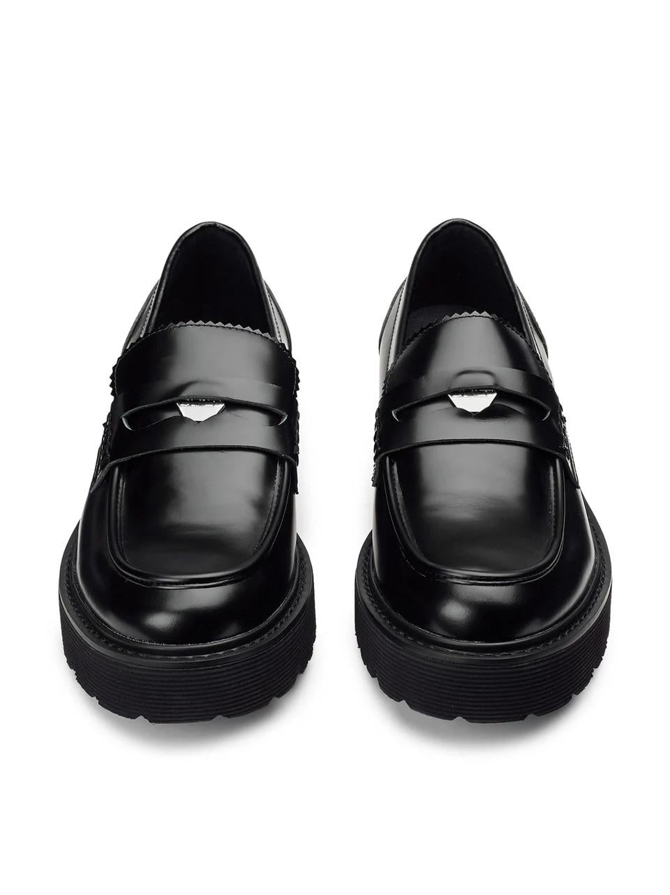 mocassino con passante CLM3635 NERO CULT