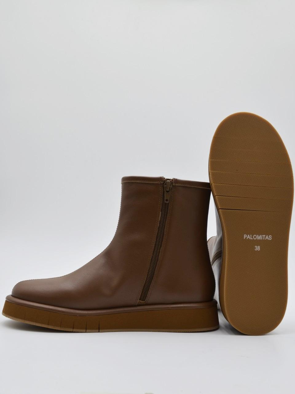 stivalecon zip interna 1102 CUOIO PALOMITAS by paloma barcelo