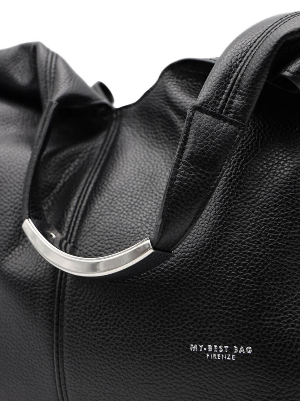 borsa ellisse con accessorio 2038 NERO MY-BEST BAGS