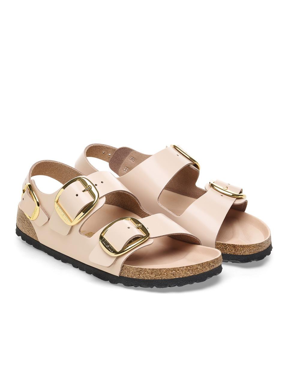 sandalo milano big bukle MILANO1026484 EW BEIGE BIRKENSTOCK