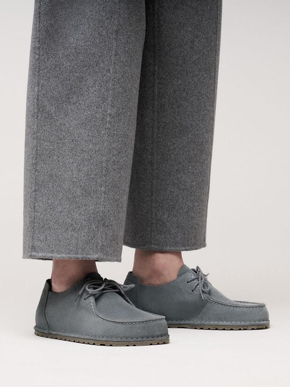 derby utti UTTI BASALT GRAY BIRKENSTOCK