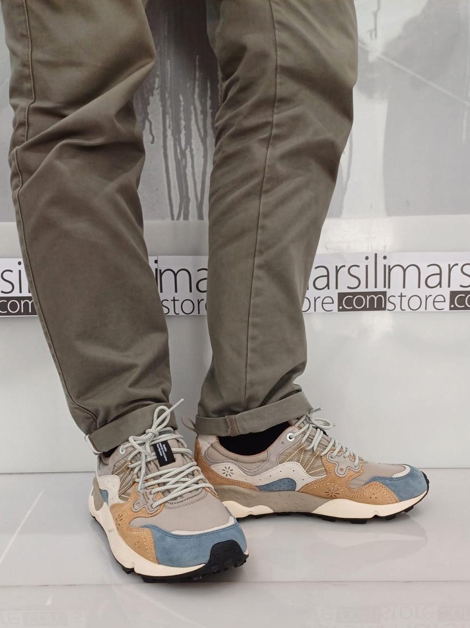 sneakers yamano 3 YAMANO31B97 GRIGIO SABBIA FLOWER MOUNTAIN