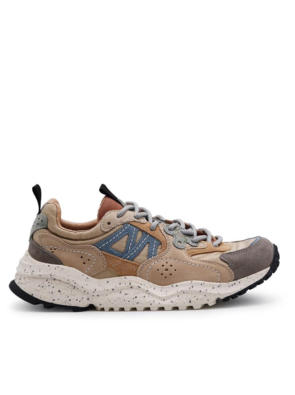 sneakers solin SOLIN 1B31 GREY OFF WHITE FLOWER MOUNTAIN