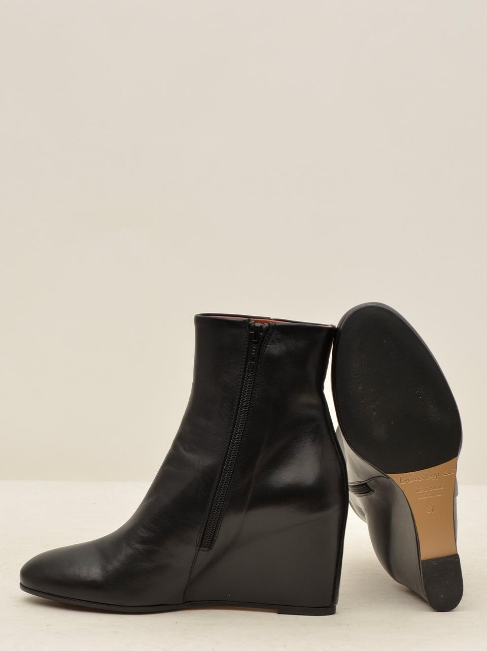 stivaletto con zeppa interna 42600 NERO LORENA PAGGI