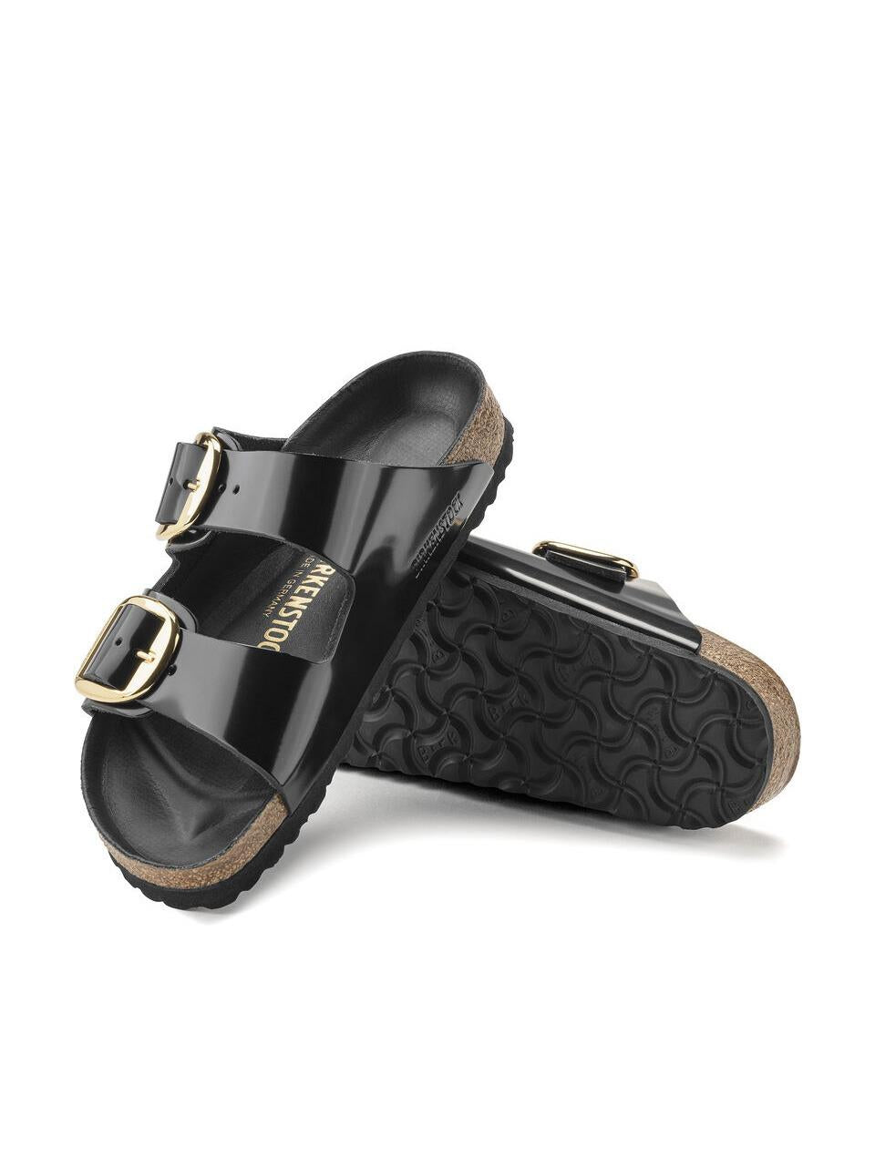 sabot arizona big buckle shine ARIZONA1021476 BLACK BIRKENSTOCK