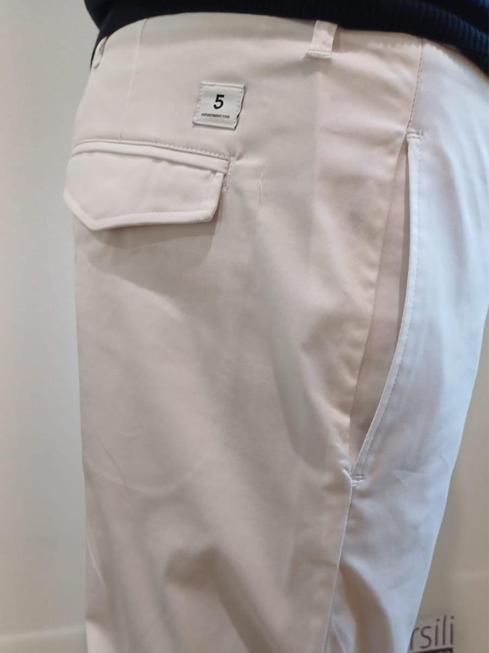 chino regular pant MAIN DP U UP007 50M 2TS BIANCO DEPARTMENT FIVE