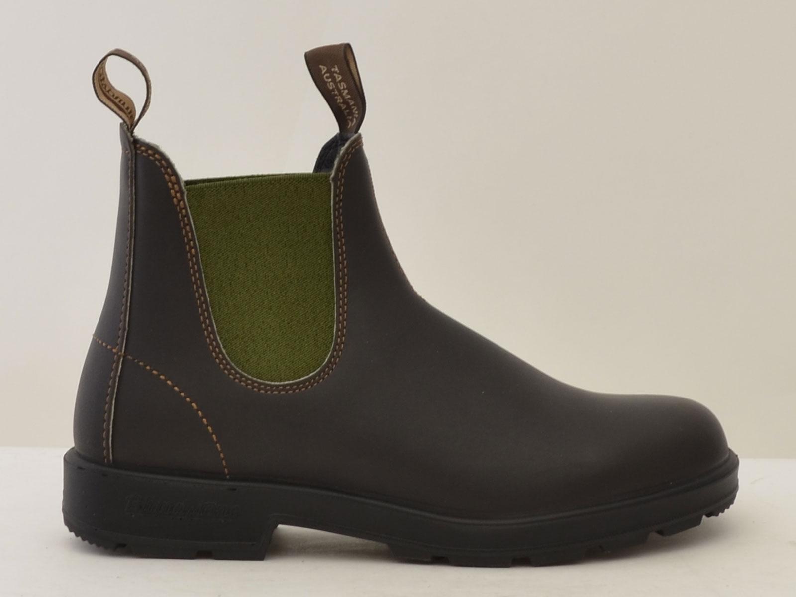 beatles elastico oliva 519 BC BROWN LEATHER Blundstone