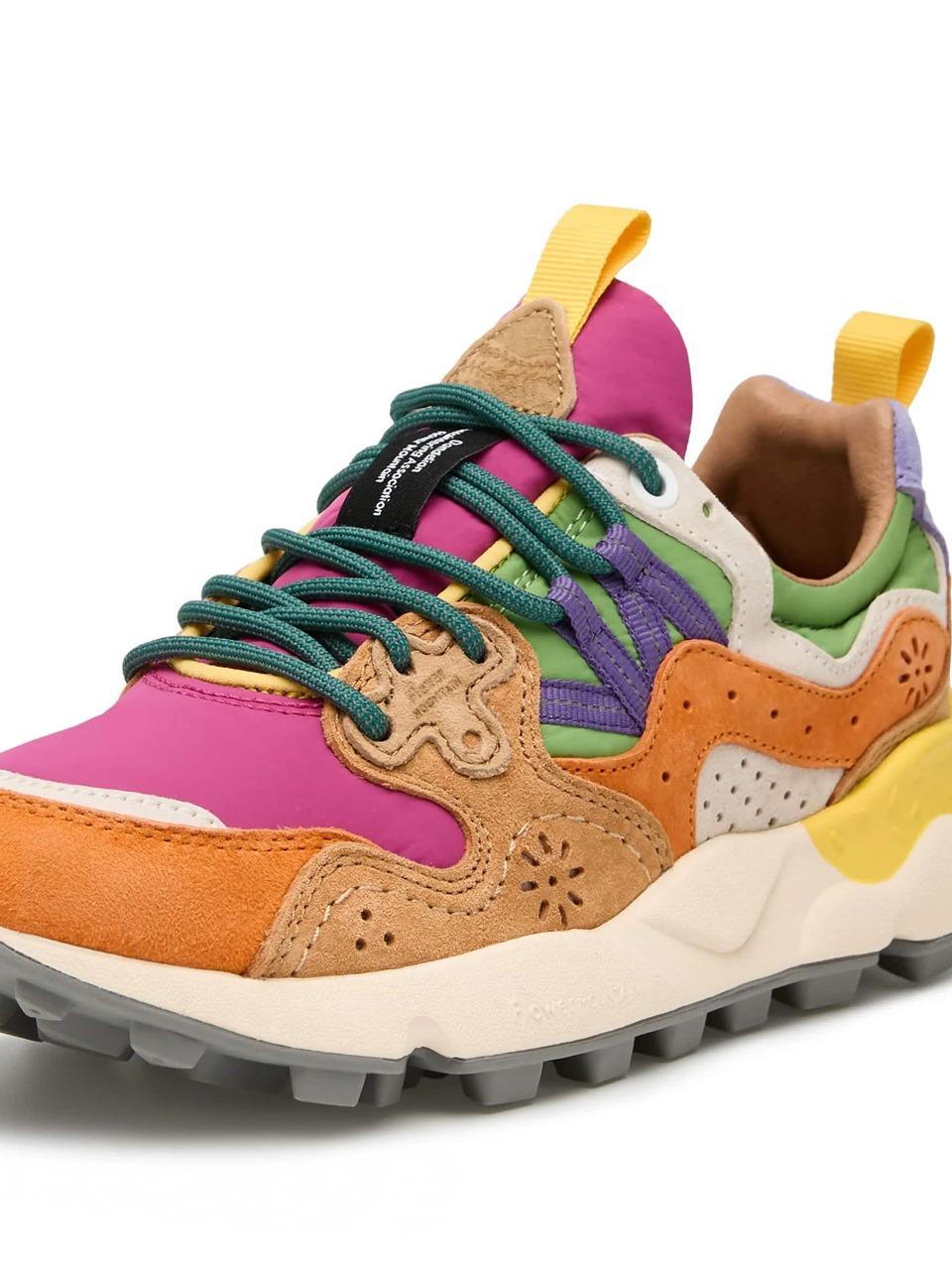 sneakers yamano3 YAMANO32G08 FUXIA FLOWER MOUNTAIN