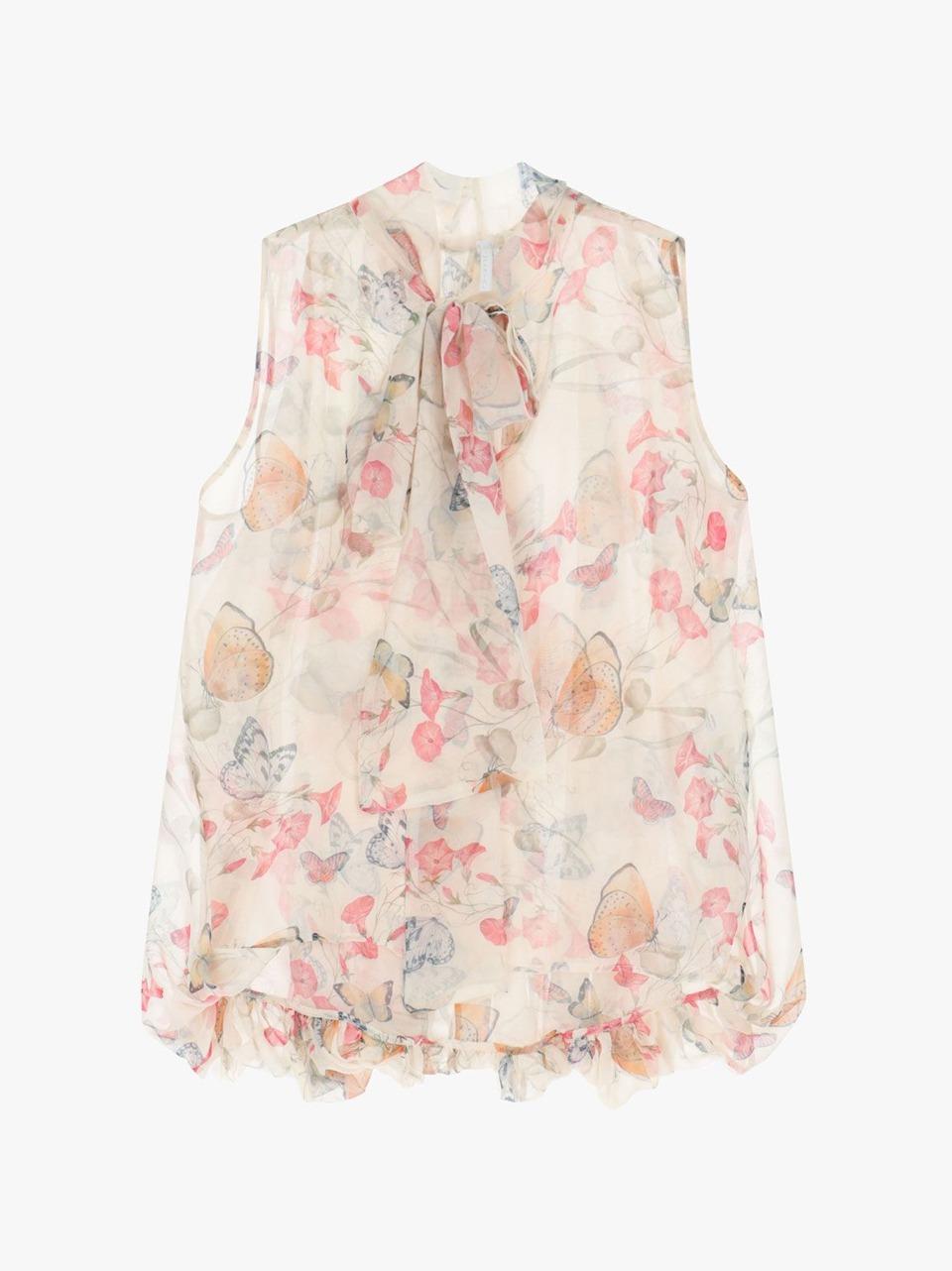 blusa floreale CNA0JVG R SELECTED