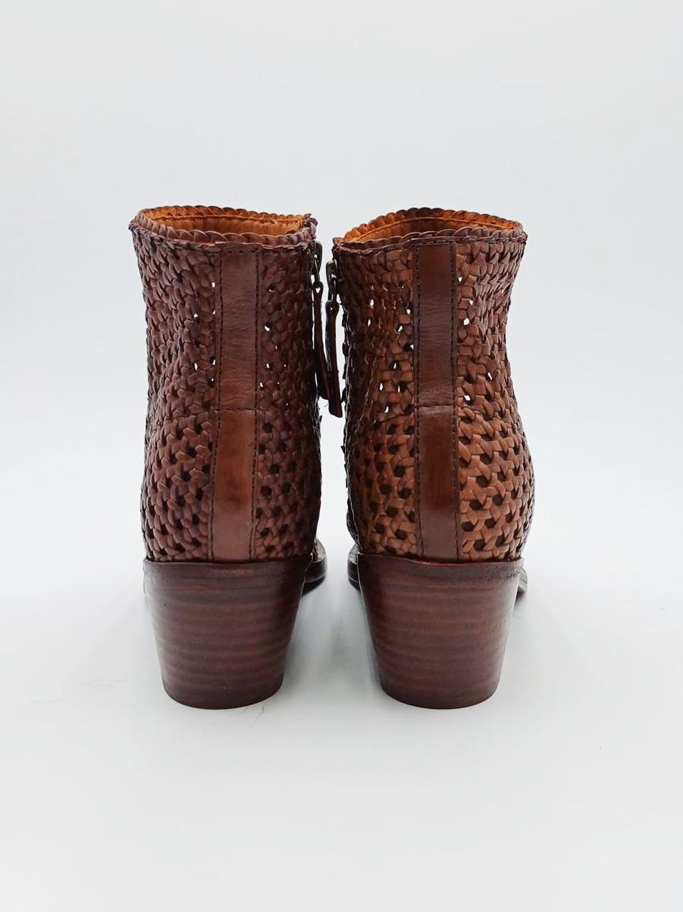 stiavetto texano intrecciato 261-303-19 MARRONE ZOLFO
