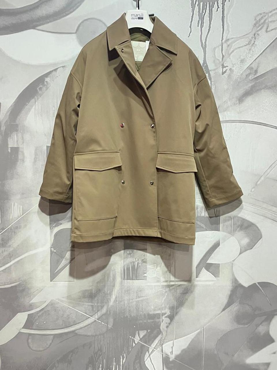 trench gabardina puffy cinturina 9322 145 oof