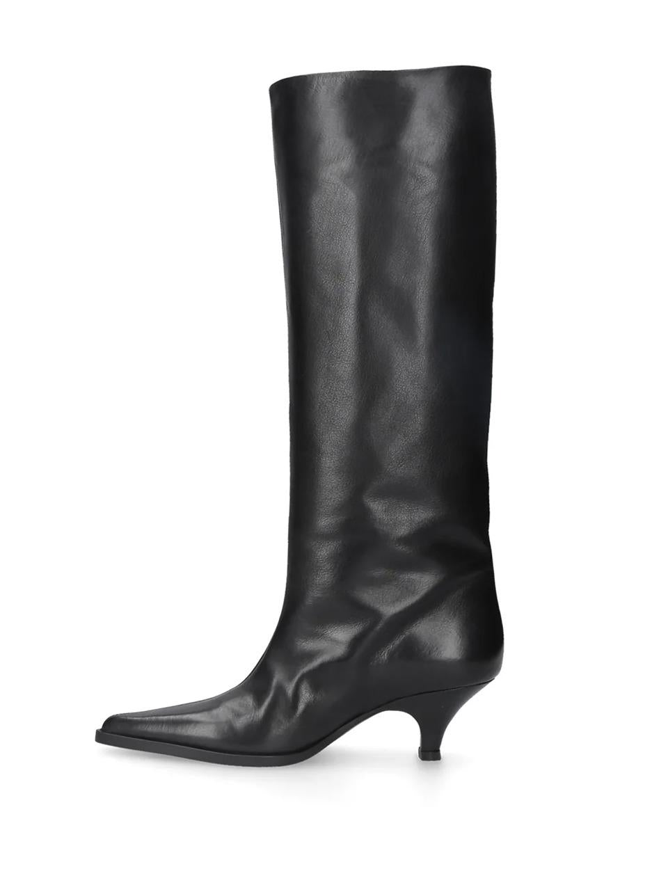 stivale a tubo tacco h 40mm E4301 NERO ELENA IACHI