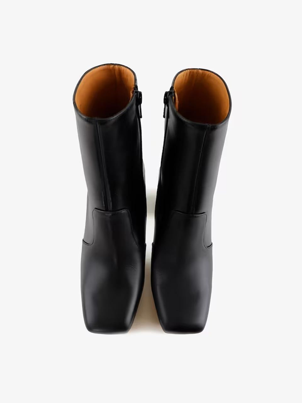 stivaletto con zip interna tacco optical h 70 mm OYSI NERO CHIE MIHARA