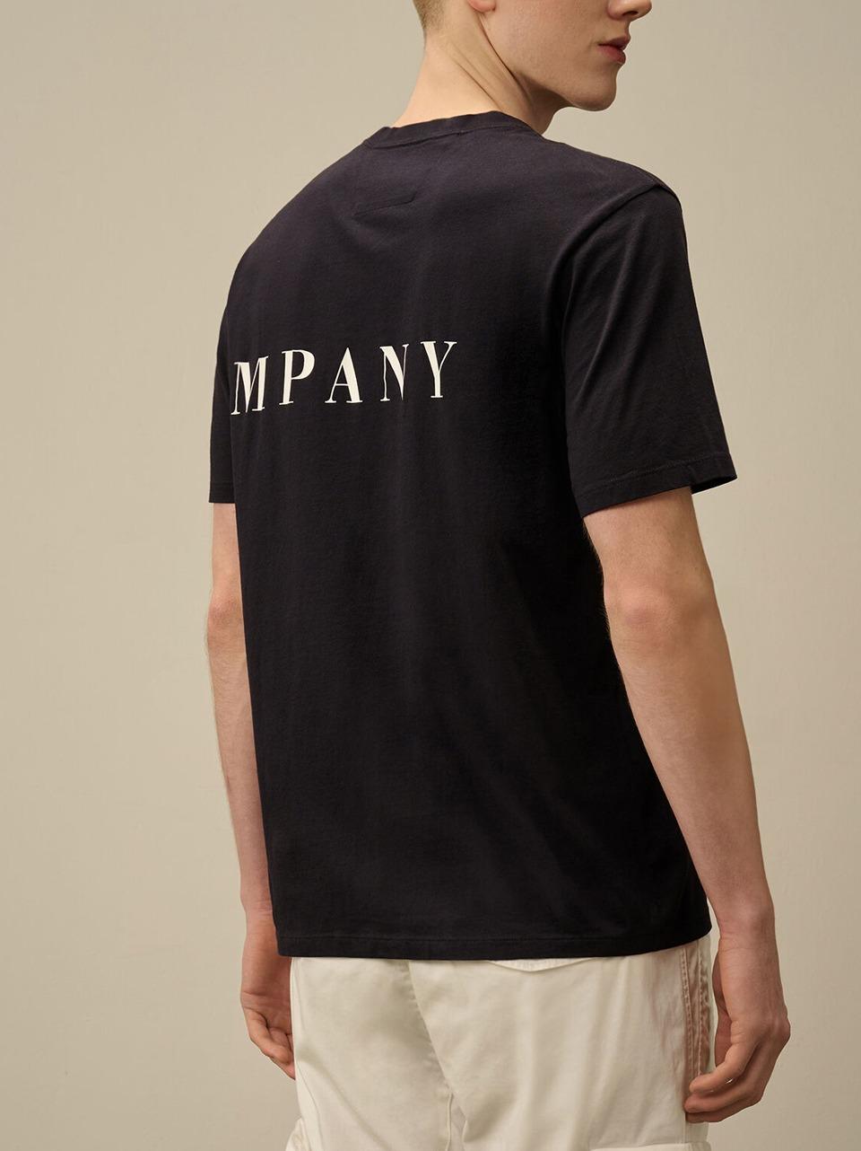 t shirt stampa macro 18CMTS139A005100W B C.P COMPANY