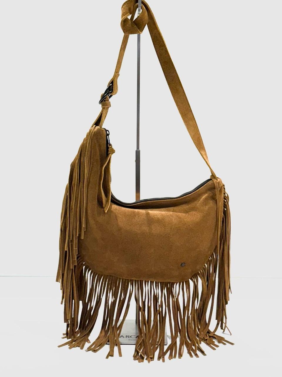 borsa cauntry con frangia BS8805 GOLDEN BROWN REHARD