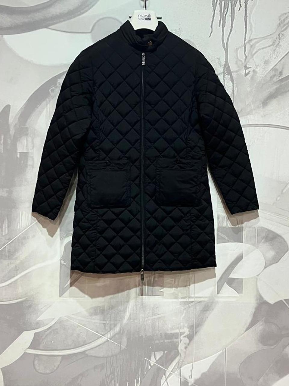 cappottino trapuntato stretch W0025 H006U BLK