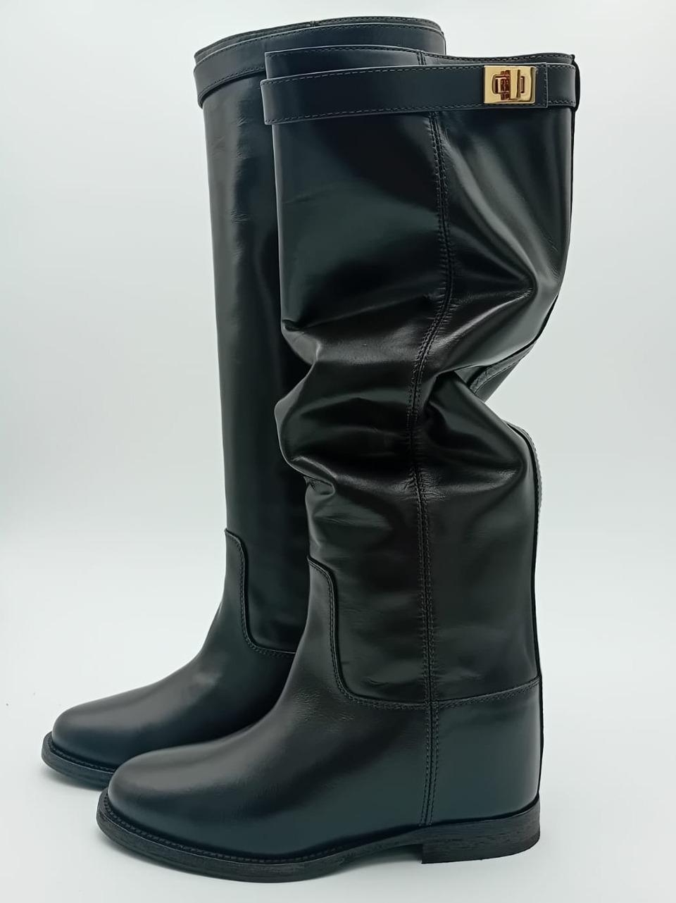 stivale a tubo con accessorio e zeppa interna 3807 TDM VIA ROMA 15