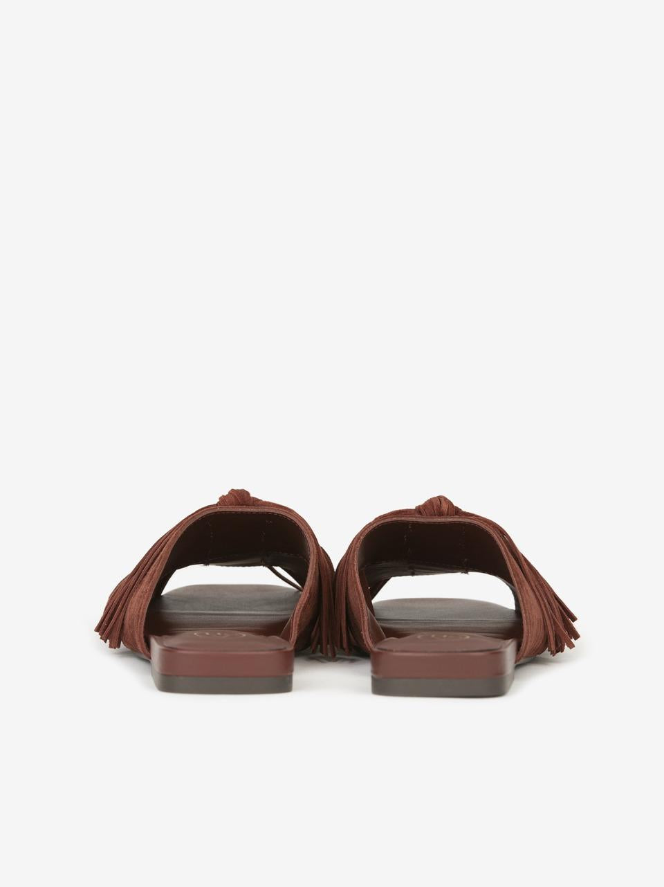 sabot spuntato con frange BRIGITTE MARSALA ASH