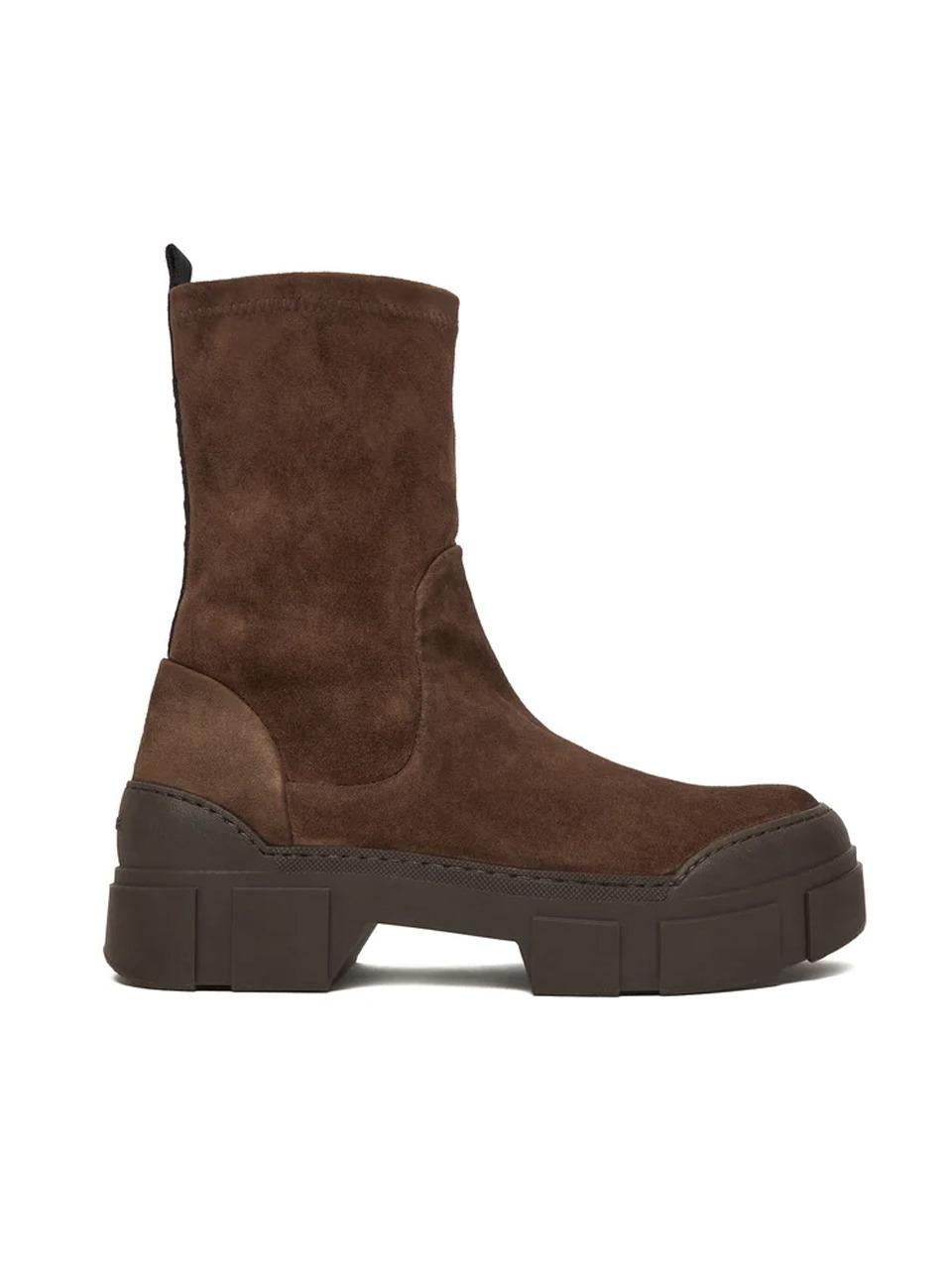 stivaletto con zip 4010 DARK BROWN VIC MATIE'