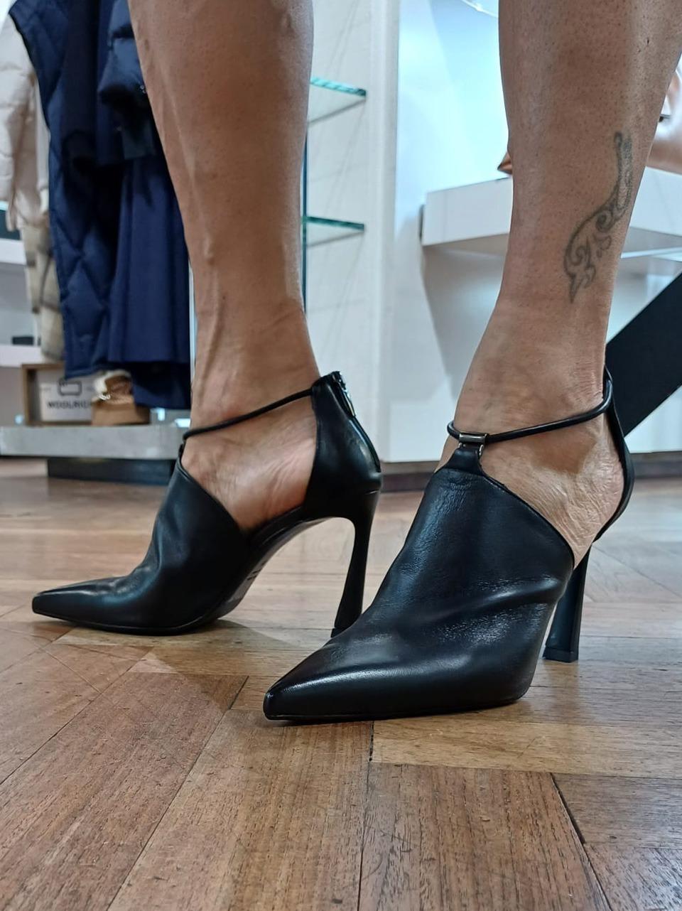 stivaletto malleolo h 90mm 2451 NERO CHANTAL