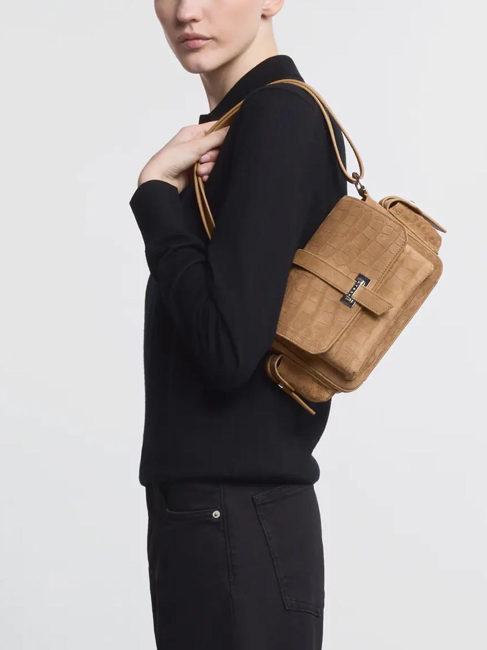 borsa flap bag KBW01RI0200UMNC811 CAFFELATTD HOGAN