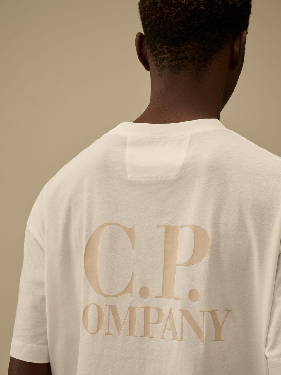 t shirt jersey stampa back 20CMTS086A 103 C.P COMPANY