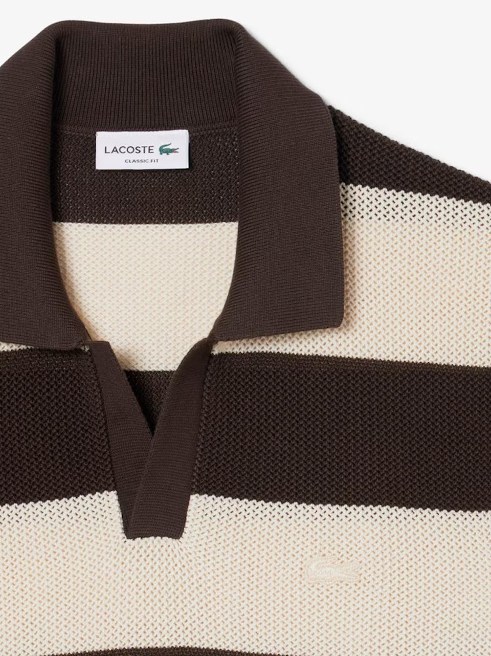 polo macro riga cotone canestro AH2561 M LACOSTE
