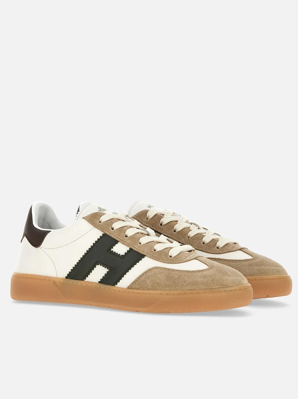 sneakers cool HXM6470FB60QDA739M BIANCO VERDE HOGAN
