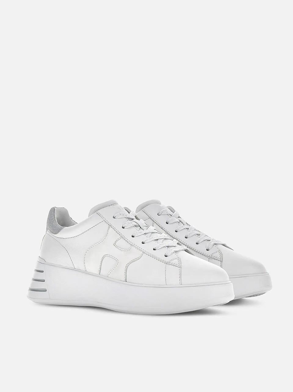 sneakers rebel HXW5640DN61QYQ0351 BIANCO ARGENTO HOGAN