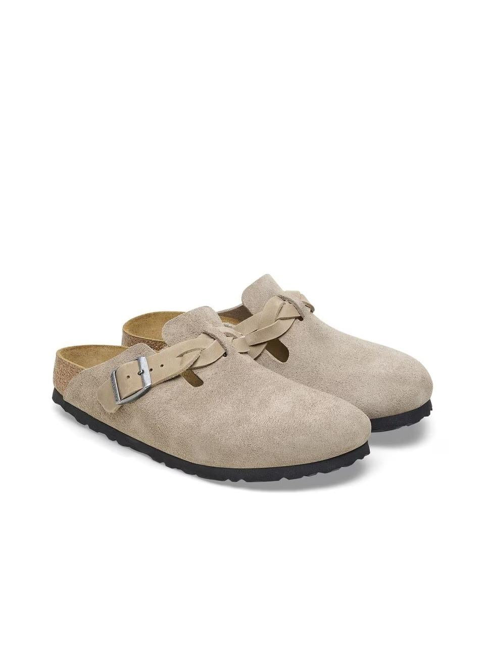sabot boston treccia BOSTON1026694 TAUPE BIRKENSTOCK