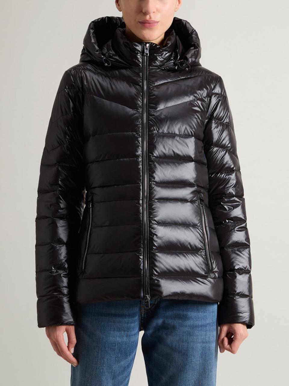 piumino con cappuccio shining OU1034 100 WOOLRICH